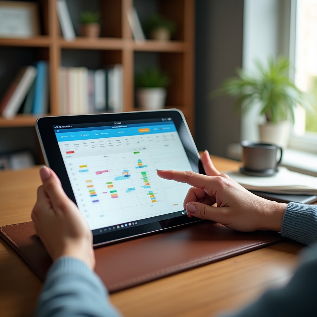 Système de réservation sur tablette