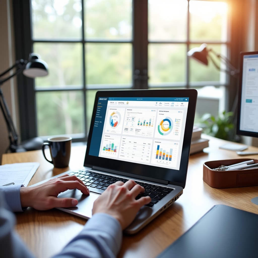 Tableau de bord logiciel de facturation
